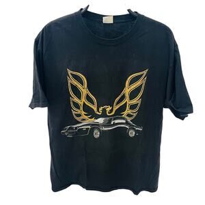 Pontiac Firebird Trans Am Graphic Tee XL Black Port Company Smokey Bandit Car